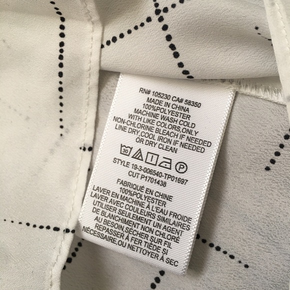 NEW Joie white and black blouse - Picture 6 of 9